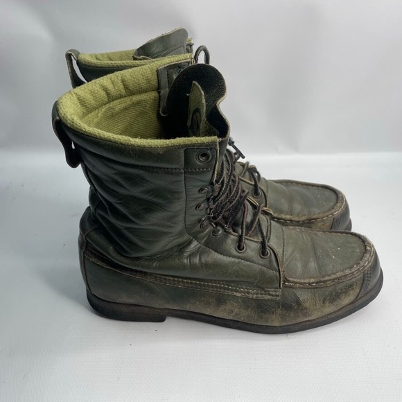 Red Wing Shoes Other - Vintage Red Wing Irish Setter Green Leather‎ Sport Boots size 10 D